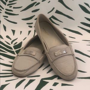 Coach White Loafers